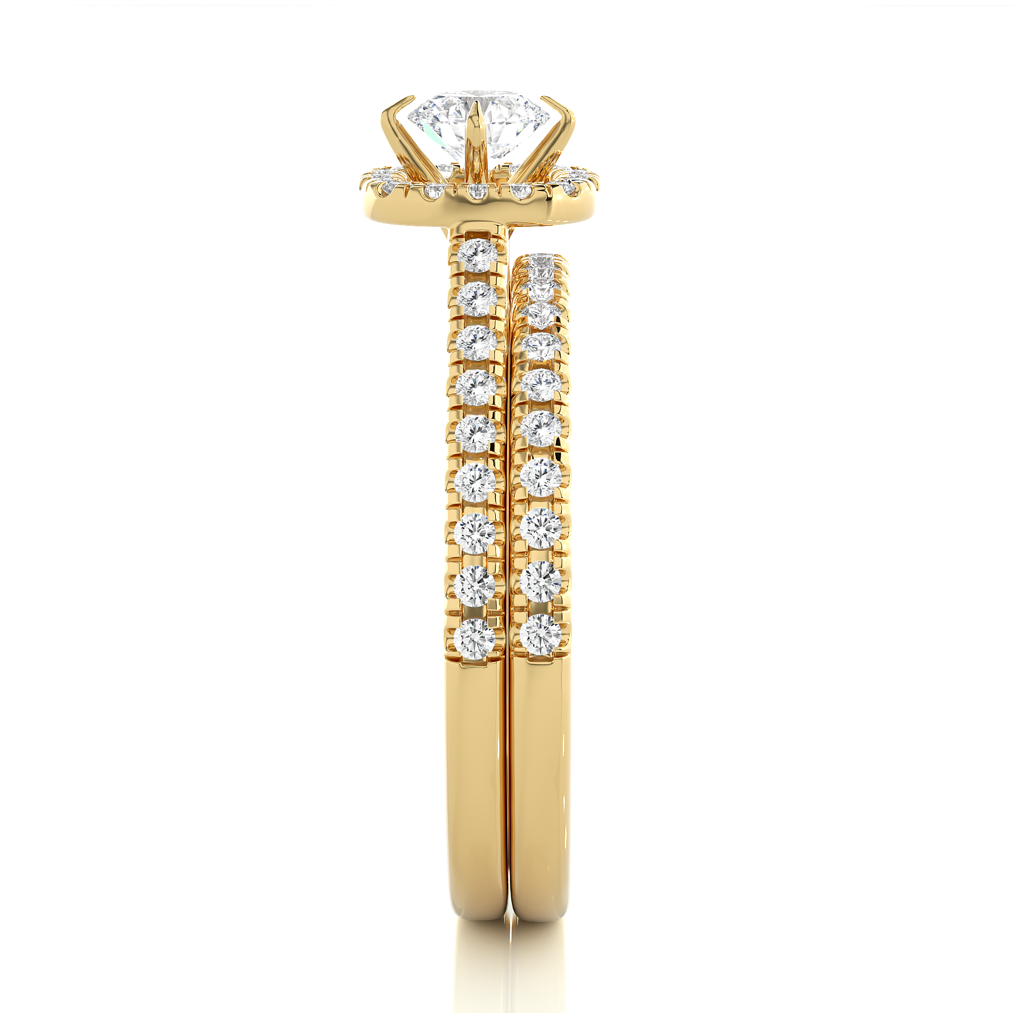 1.31 Carat G Color VS1 Clarity Diamond Studded Natural Diamond Ring.